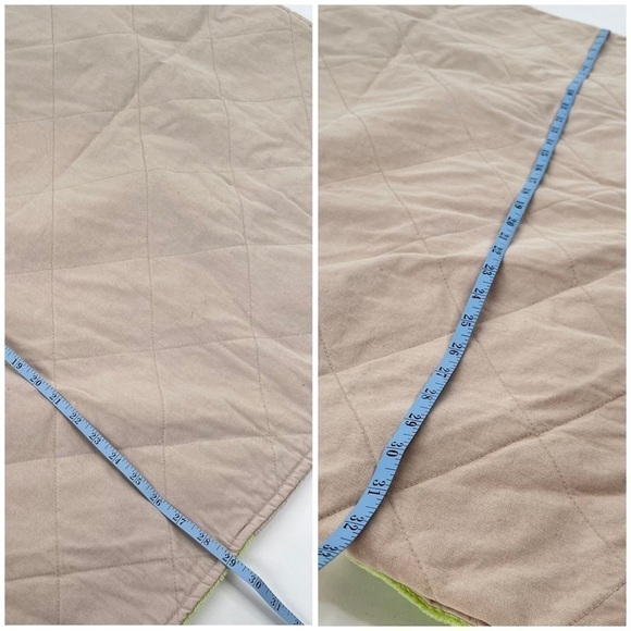 RARE Indigo Baby ABC Fuzzy Tan Monkey Bunny Bear Rattle Squeaker Play Blanket - Picture 17 of 17